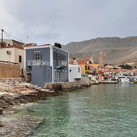 H-aris Seafront Mansion Vila Chalki Town