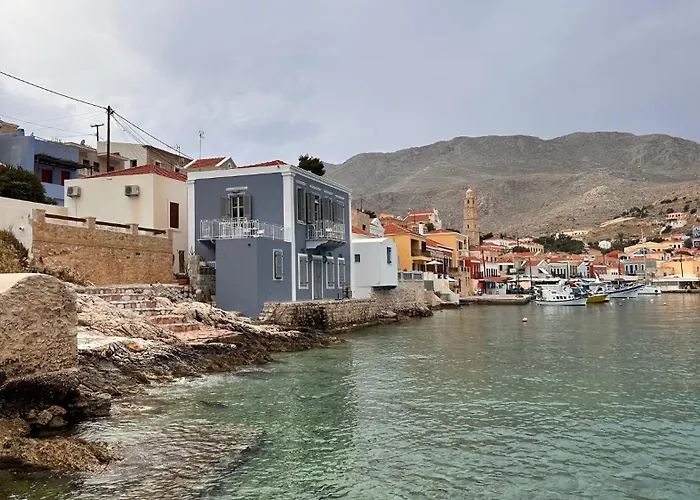 H-aris Seafront Mansion Villa Chalki Town