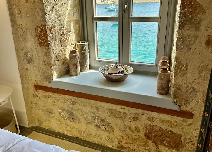 H-aris Seafront Mansion Villa Chalki Town